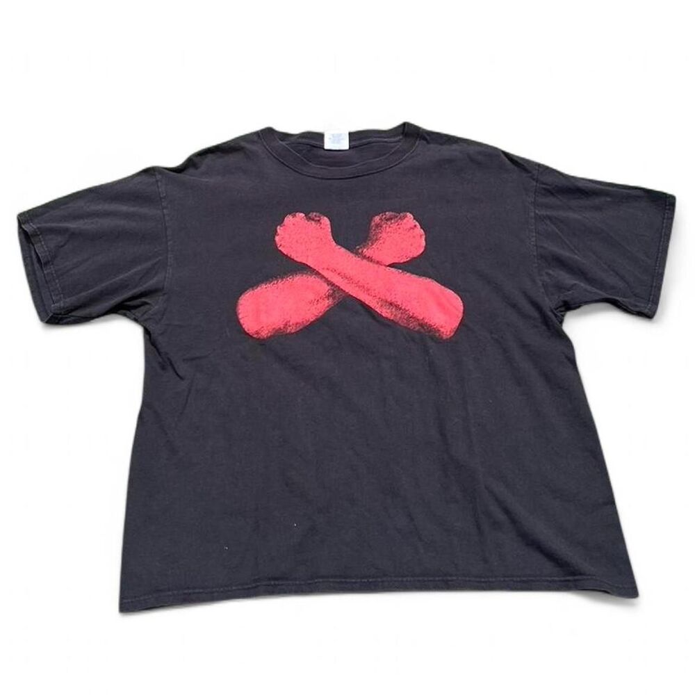 Majestic-athletic Men's Black T-shirt